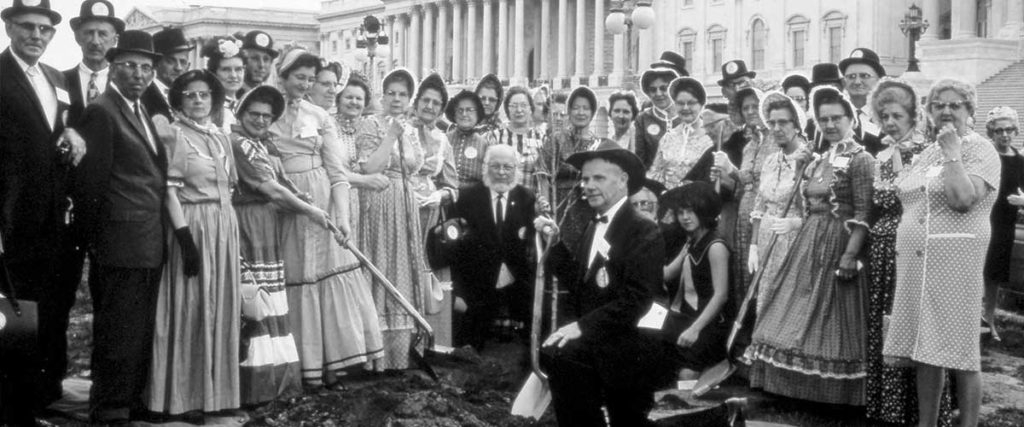 Historical photo of Arbor Day