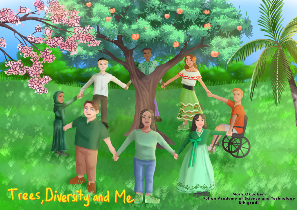 Georgia Arbor Day 2024 Student Art Contest Winner